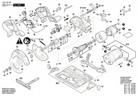 Bosch 3 601 F82 000 Gks 55+ G Circular Hand Saw 230 V / Eu Spare Parts